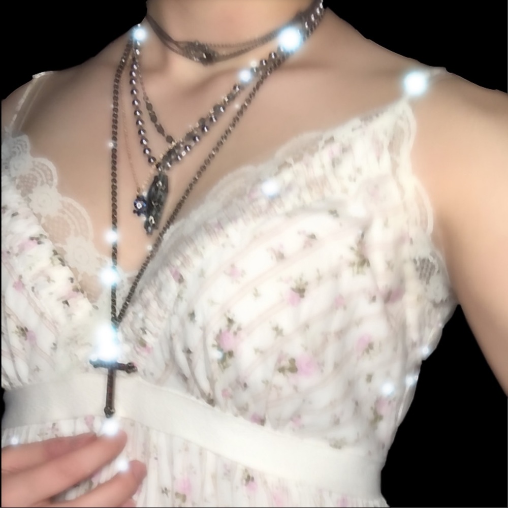 Vintage Victoria’s Secret floral babydoll dress